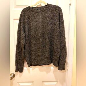 J. Crew Marbled Sweater, Men's sz XL, gray & white.